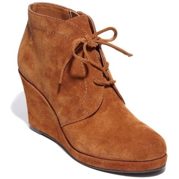 Dolce Vita Shoes - DV by Dolce Vita Cognac Suede Pace Booties